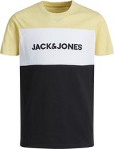 JACK&JONES JUNIOR JJELOGO BLOCKING TEE SS NOOS JNR Jongens T-shirt - Maat 140