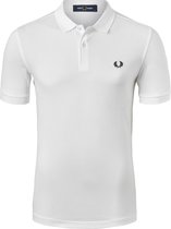 Fred Perry - Poloshirt Wit - Slim-fit - Heren Poloshirt Maat L
