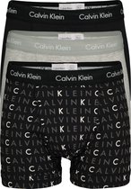 Calvin Klein Heren Boxershorts 3-pack Grijs Zwart maat XL