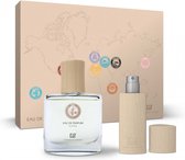 Fiilit Parfum - Surya Bali | Gift Box (Spray 50ml+WoodenCase Spray 11ml) - Zonnig, Exotische Bloemen
