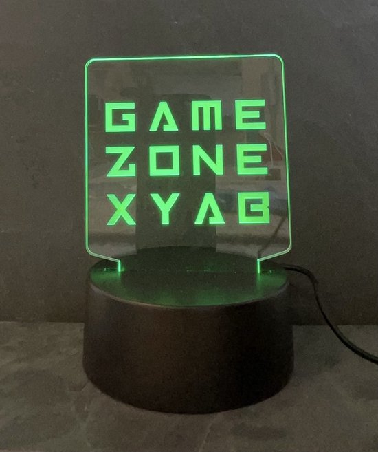 LAMPE À LED, ZONE DE GAME, XBOX XYAB