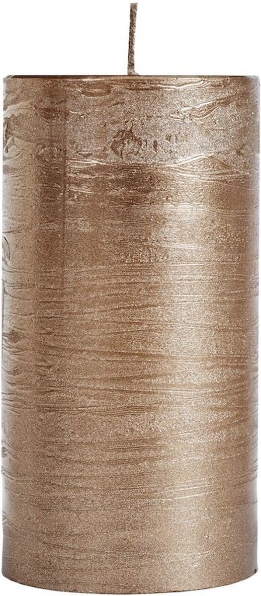 SPAAS Cilinderkaars 70/130 mm, ± 60 uur, geurloos - zilver