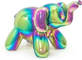 Balloon Money Bank - Large Elephant Rainbow - Made By Humans Designs - 28L x 18B x 19H cm