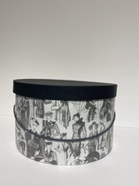 Hoedendoos Vintage Ø34cm 20cm h