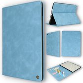 iPad 10.2 2021 (9e gen)/iPad 10.2 (2020)/iPad 10.2 (2019) Bookcase hoesje - CaseMe - Effen Lichtblauw - Kunstleer