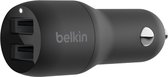 Belkin Boost-up  - 24 W - USB 2.0 A - Zwart - Snellader - 2 poorten
