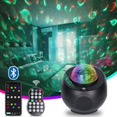 TribeTek Sterrenlamp - Bluetooth - App Bediening - 32 Licht Standen - Oplaadbaar - Sterrenhemel - Galaxy Projector - Sterren Projector - Ruimte Hemel