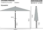 Madison parasol Tenerife Ø300 cm - appelgroen