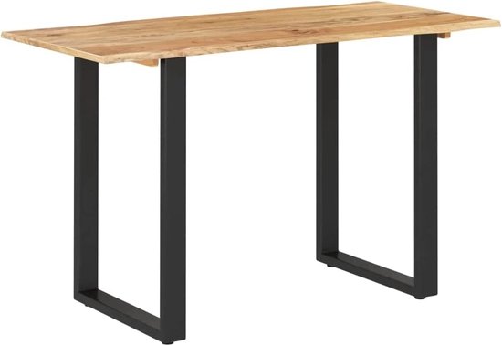 Massieve eettafel 200cm mangohout ijzer industrieel design