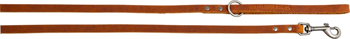 Animal Boulevard Ab30072 - Hals- En Leibanden - Hond - Ab Country Leather Leiband Cognac-12mmx130cm - Maat: 12mmx130cm - 205314