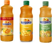 Sunquick *Voordeelpakket* Orange + Mango + Tropical 3 x 700 ml