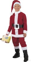 Kerst & Oud & Nieuw Kostuum | Kleine Kerstman Grote Cadeaus | Jongen | Maat 122 | Kerst | Verkleedkleding