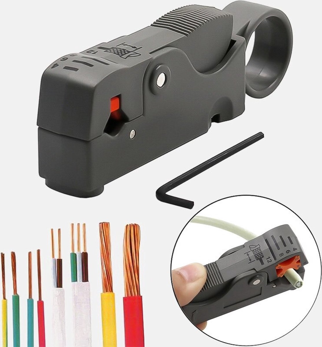 Automatische striptang- Draadstrippen - Afstriptang - Kabelstripper - adereindhulstang - Striptang