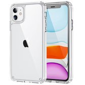 iPhone 12 Mini anti shock transparant TPU hoesje - iPhone - Apple - Bescherming - Hoesje - TPU - Doorzichtig - Bumpers - Telehoesje - Goedkoop - Kwaliteit - Stevig - Goed - Backcover - Achterkant - Goede bescherming