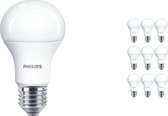 Voordeelpak 10x Philips Corepro LEDbulb E27 Peer Mat 11W 1055lm - 827 Zeer Warm Wit | Vervangt 75W.