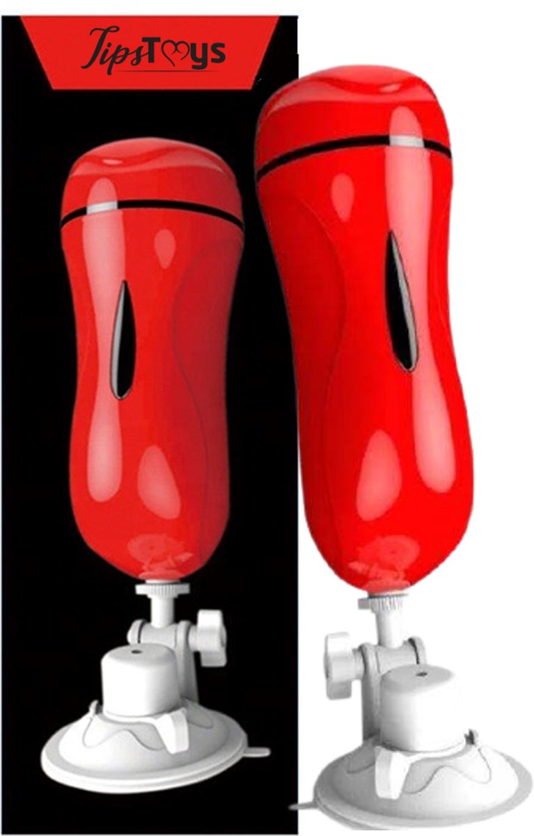 Goedkoopste TipsToys Pocket Pussy Masturbator - Kunstvagina Penis SexToys Rood