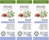 Niaouli 3 STUKS Physalis Etherische Olie Bio Etherische Olie 10ml - Diffuser & huid