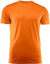 Printer T-Shirt Active Run 2264023 Oranje - Maat 4XL