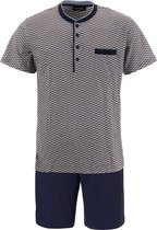 Pastunette for Men - Graphic - Shortama - Blauw/Beige - Maat M