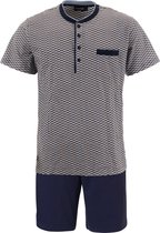Pastunette for Men - Graphic - Shortama - Blauw/Beige - Maat L