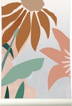 Roomblush - Behang Flowerpop - Multi - Vliesbehang - 200cm x 285cm