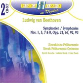 Ludwig van Beethoven, Slovak Philharmonic Orchestra ‎– Symphonien / Symphonies Nos. 1, 5, 7 & 8 Opp. 21, 67, 92, 93