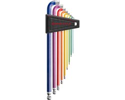 Pb inbussleutelset 9-delig 90 graden- 100 graden pb 2222 lh-10 rb ( a 1 st )