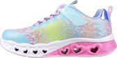 Skechers Flutter Heart Lights Loves Wi Meisjes Sneakers - Multicolour - Maat 28