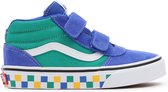 Vans YT Ward Mid Jongens Sneakers - Dazzling Blue/White - Maat 32