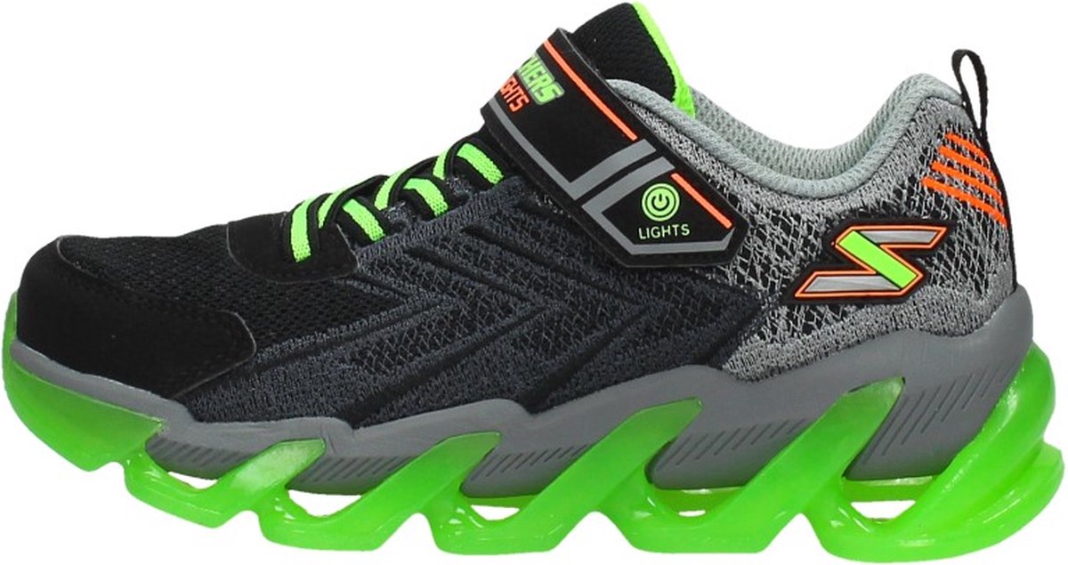 Skechers Sneakers - Maat 31 - zwart/groen/grijs | bol.com