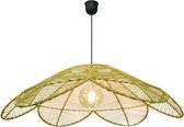 C-Création ® Hanglamp Andene - Daisy Style - Natural Rotan & Metaal - Woonkamer - Eettafel