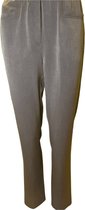 Sensia Mode Pantalon Penny - Elastieke band & Korte Lengtemaat - Taupe- maat  42