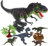 RC Dinosaurus T-Rex setje met kleinere Nest - Speelgoed kinderen jongens - Licht en Geluid effecten