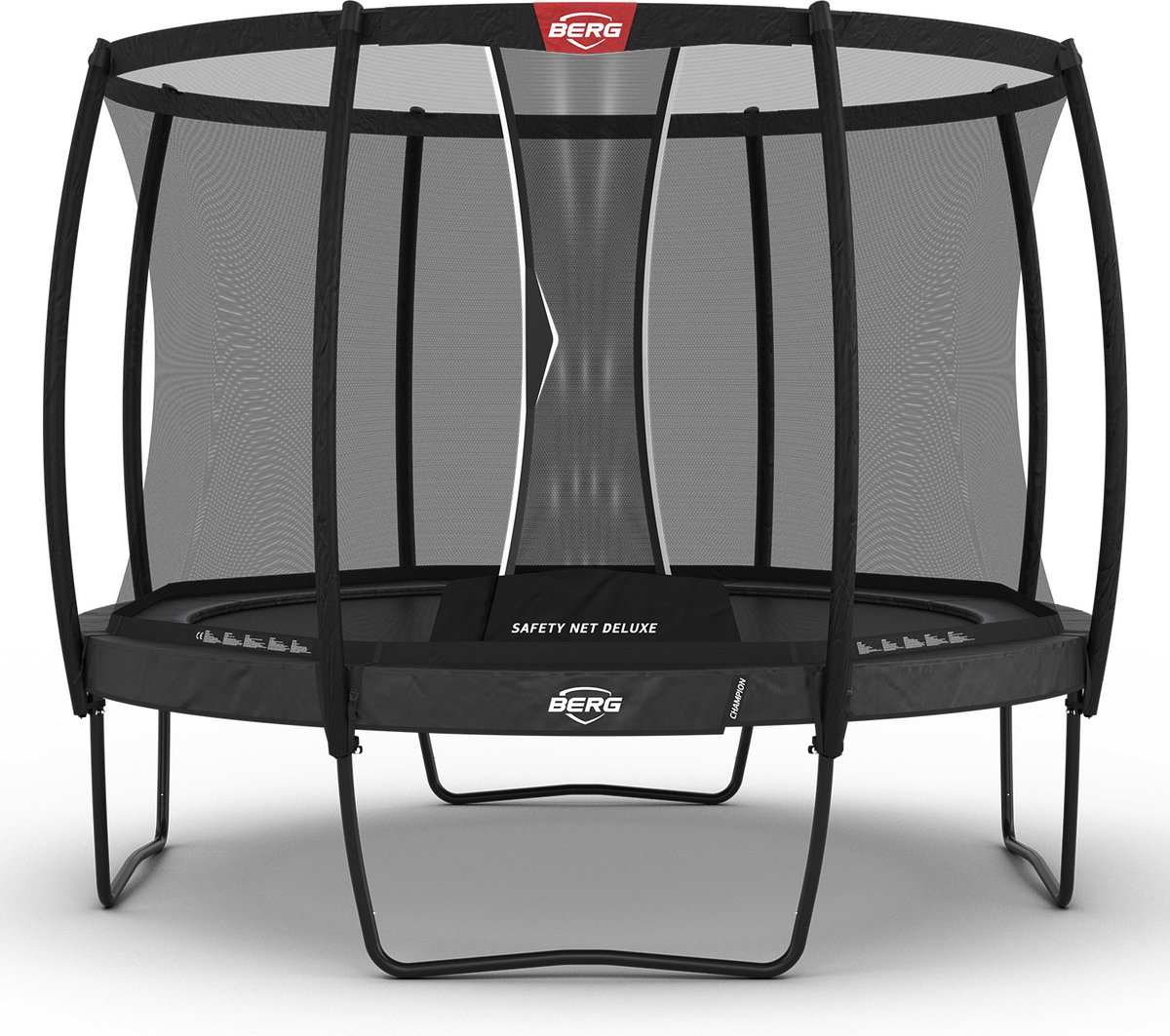BERG trampoline rond Champion Regular grijs 330 cm met veiligheidsnet deluxe XL
