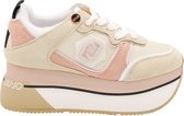 Liu Jo Super Maxi Wonder Dames Sneakers Pink/Beige - Maat 40