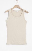 Sissy-Boy - Beige rib singlet