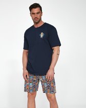 Cornette Katoenen Pyjama Heren Volwassenen | Korte Mouw Korte Broek | Shortama Heren | Pyama Heren Volwassenen | Ethnic 326/109 L
