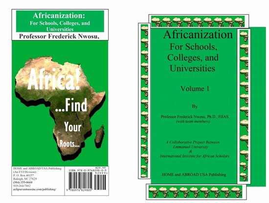 Africanization For Schools, Colleges, and Universities (ebook ...