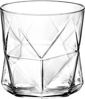 Bormioli rocco old fashioned glazen - Whiskey glazen -  Drinkglazen - Waterglazen - Set van 4 - Italiaanse kwaliteit - Vaatwasser bestendig - Cassiopea serie