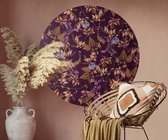 Behangcirkel 100cm Studio Wallz - Purple disco