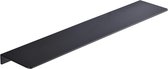 WetRack® Zwevende wandplank | Badkamer accessoires | Doucherek zwart | Planchet | 50 cm plank voor de badkamer, keuken of toilet