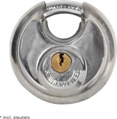 Heavy Duty | Discus Hangslot | 70 mm | Gehard RVS Staal | Inclusief 3 Sleutels