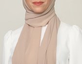 Hoofddoek Chiffon Sand – Hijab – Sjaal - Hoofddeksel– Islam – Moslima