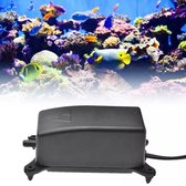 Foqu Zuurstofpomp aquarium - Luchtpomp - Op batterijen - Zwart