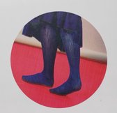 2 stuks panty's Happy socks,"Hysteria" Sophia Tights - Panty Maat S, ( 36-38 ) Blauw