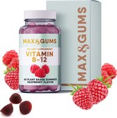 Max & Gums Vitamine B12 Gummies - Vegan & Glutenvrij - 60 gummies