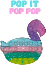 Regenboog eend | Pop it Fidget 2021 - Tiktok Trend - Speelgoed - fidget toys