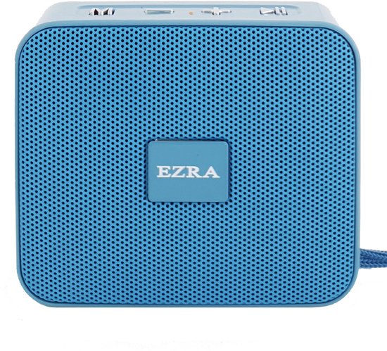 trompet Doe voorzichtig reptielen EZRA Portable draagbare wireless speaker - BLAUW - mini speaker - Bluetooth  5.0 -... | bol.com