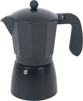 Orange85 Percolator - Koffie - 3 kops - Zwart - Gemalen koffie - Vaatwasser bestendig