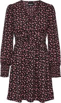 Pieces PCRIOLA LS DRESS D2D Dames Jurk Zwart - maat L